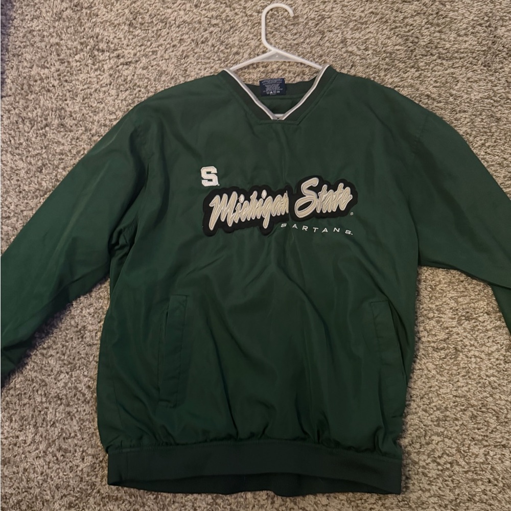Michigan State Vintage Pullover Jacket